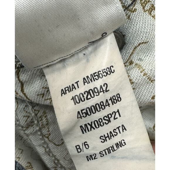 Ariat M2 Relaxed Boot Cut Jeans Mens 34x32 Blue Shasta Stirling Western SEE PICS - Picture 5 of 10